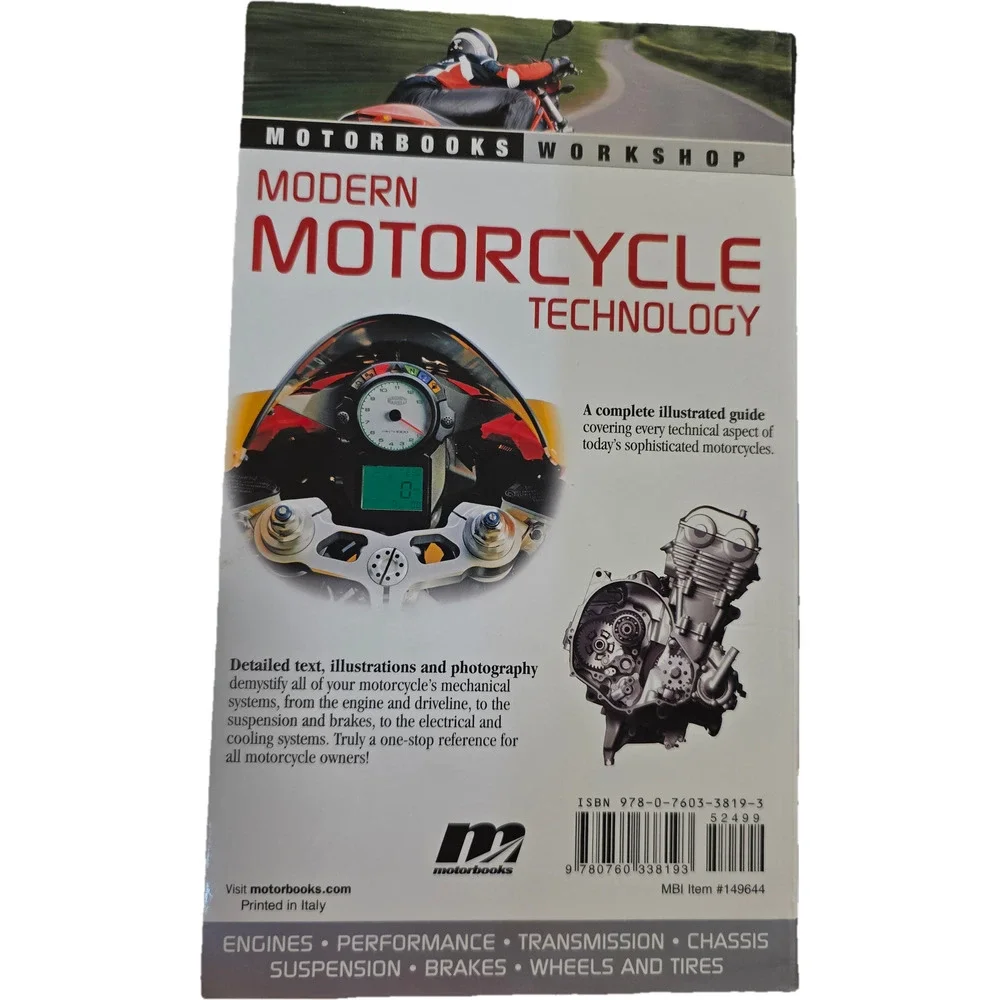 Modern Motorcycle Technology Massimo Clarke Motorbook Workshop Illustrated Guide